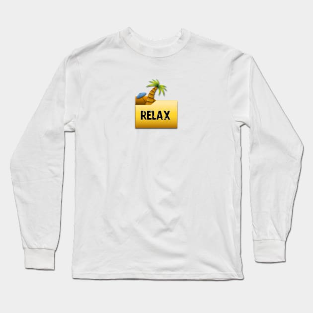 Relax time Long Sleeve T-Shirt by Lady_M